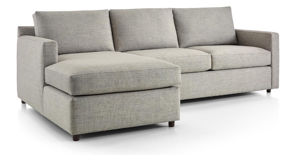 Shop Barrett Modern Grey Sectional | Crate and Barrel from Crate and Barrel on Openhaus