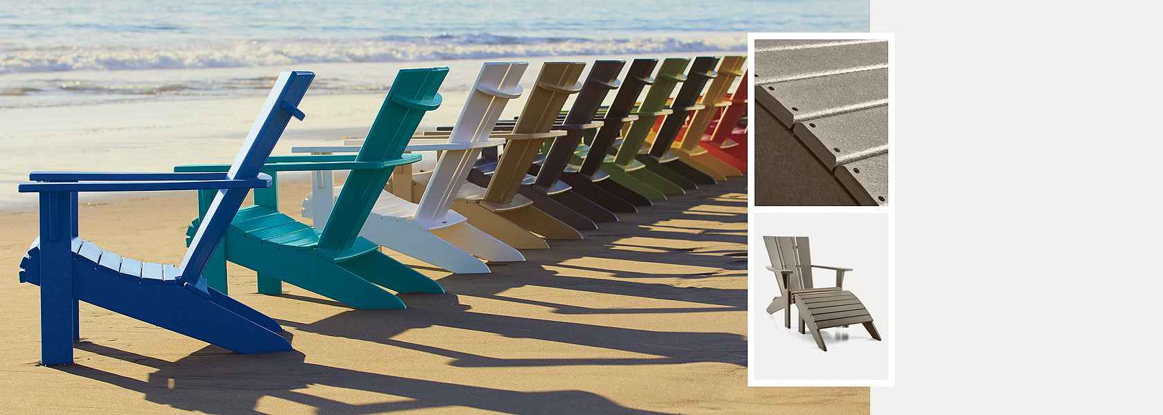 Vista II Adirondack Chair Collection Crate and Barrel