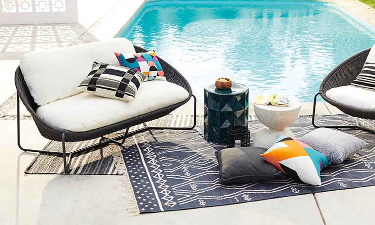 Outdoor Furniture Teak Metal Resin Crate And Barrel