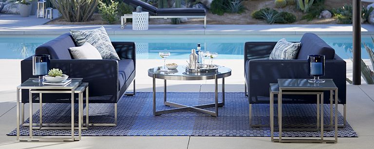 Contemporary Patio Furniture Dune Crate And Barrel