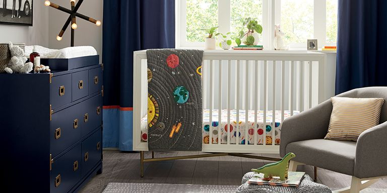 navy blue nursery furniture