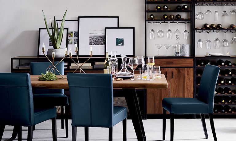 Elegant Modern Dining Room Crate And Barrel