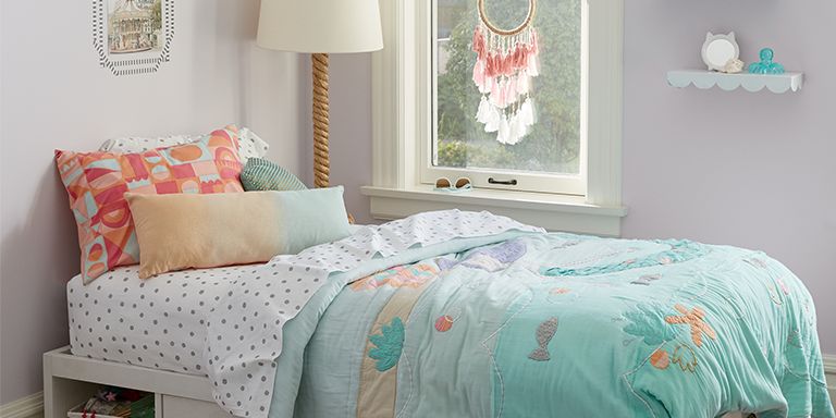 little girl mermaid bedding