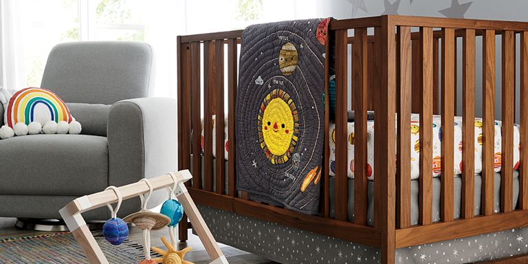 space themed crib bedding