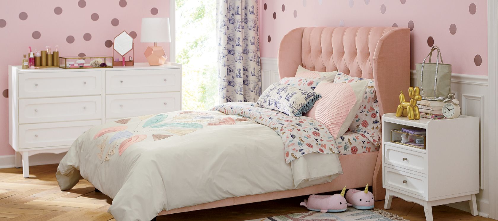 Girls Bedroom Inspiration  Crate and Barrel