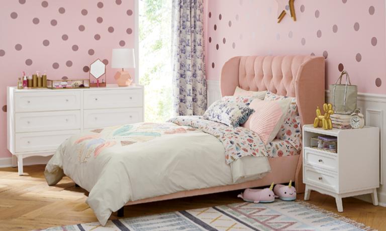 girls bedroom inspiration | crate and barrel