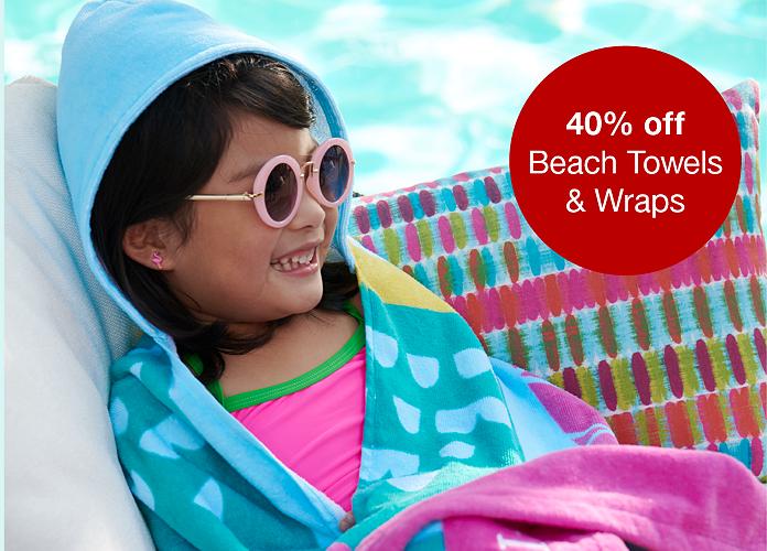 Kids beach deals towels clearance