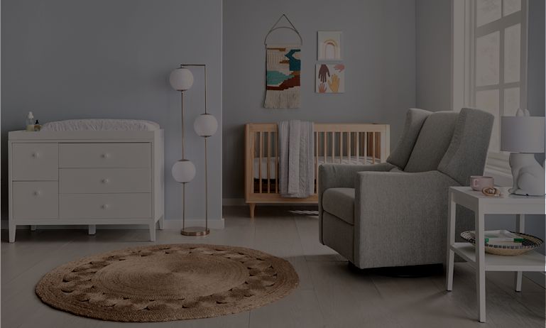 grey kids room