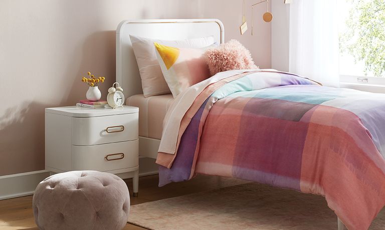 kids velvet bed