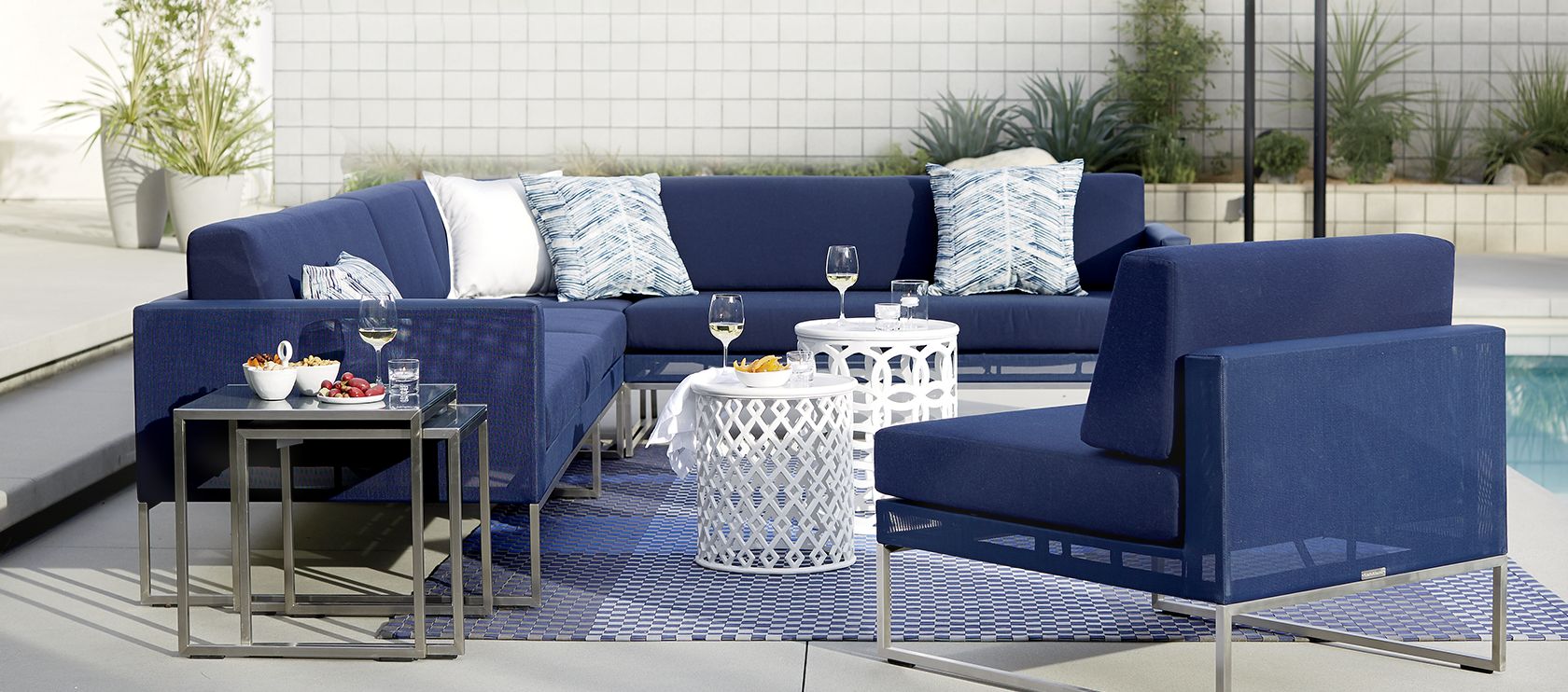 Outdoor Furniture: Teak, Wood, Metal, Resin | Crate and Barrel