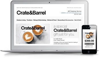 Gift Cards Buy Online And Check Balance Crate And Barrel