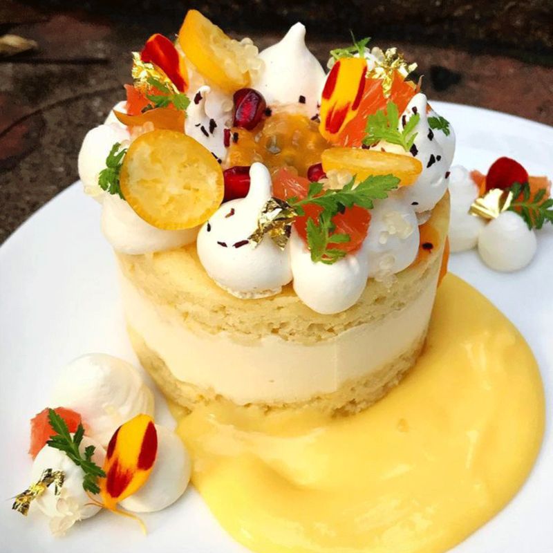 Dessert in bowl