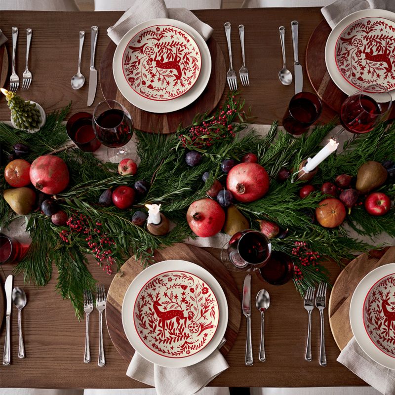 Holiday table setting
