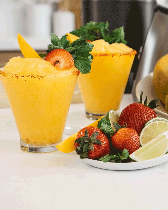 Frozen Mango Cocktail with Tequila Recipe