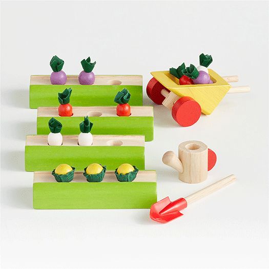 Veggie garden toy set