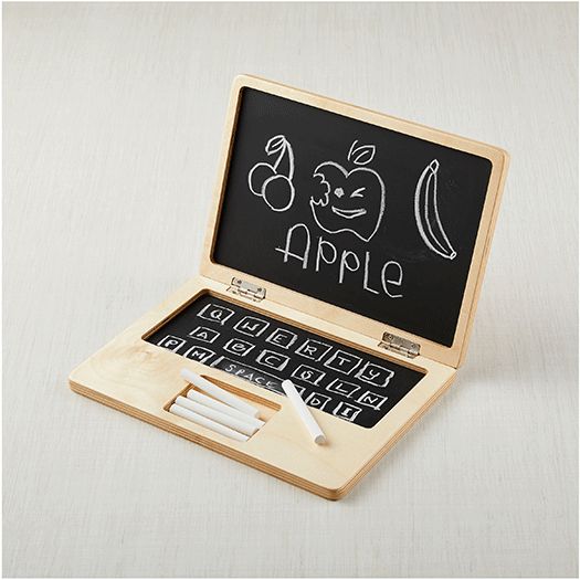 Personal laptop chalkboard