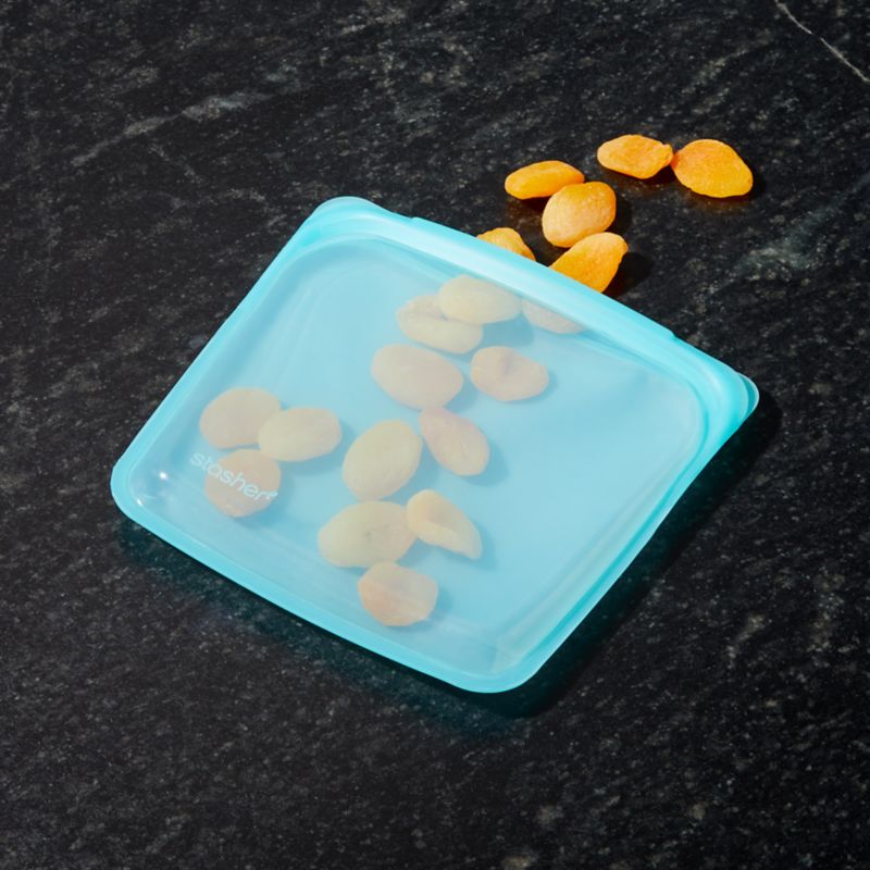 Dried berries in reusable silicone bag