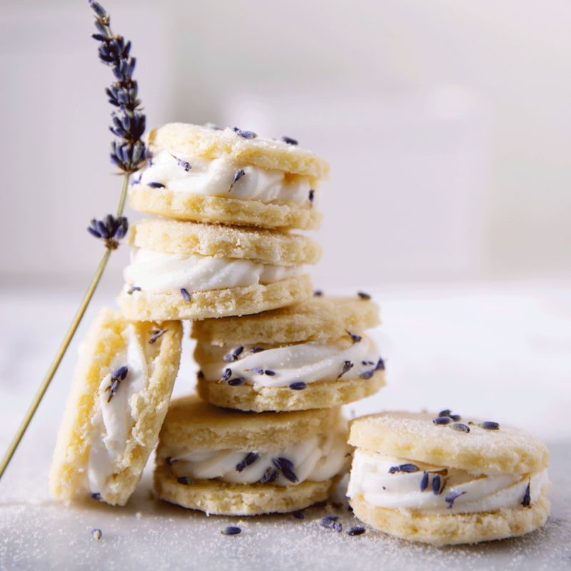 Lavender shop shortbread cookies