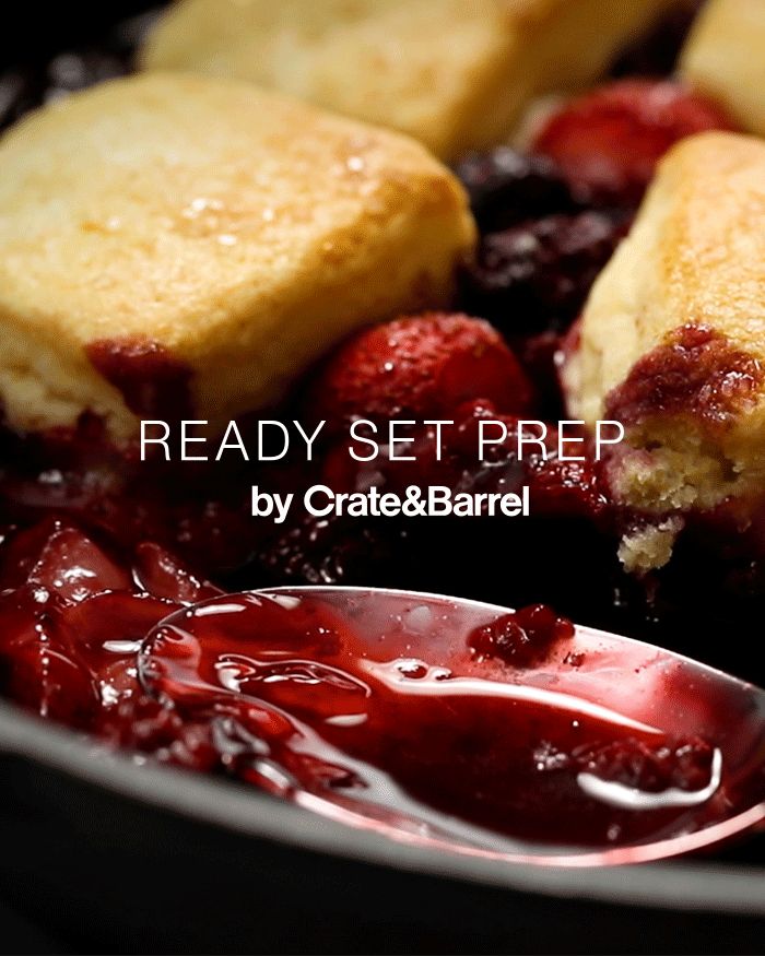 Mixed Berry Cobbler Recipe + Video