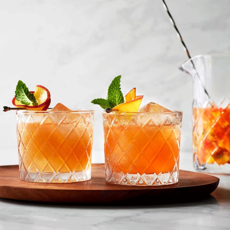 Bourbon Peach Iced Tea - Baker by Nature