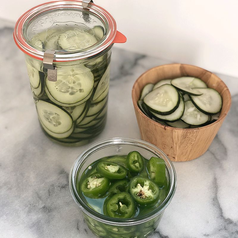 Pickles in a jar