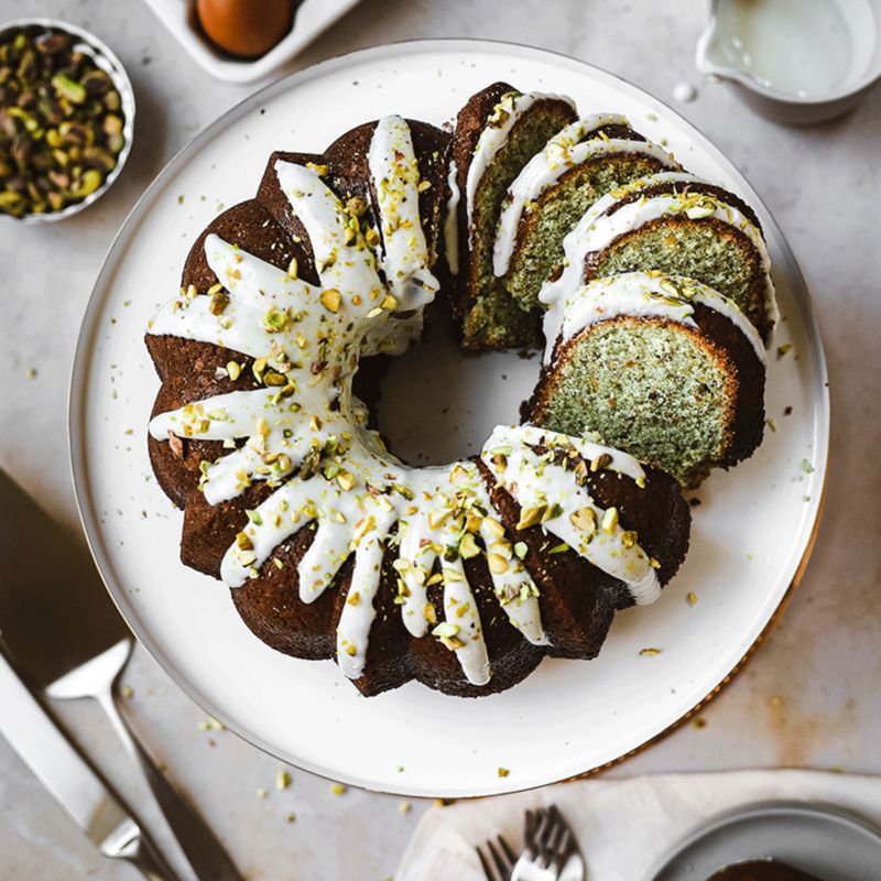 Pistachio Bundt Cake - Kitchen Gidget