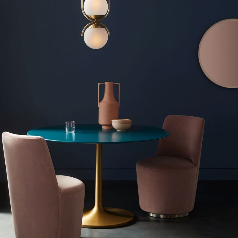 Trove Nero Table in blue