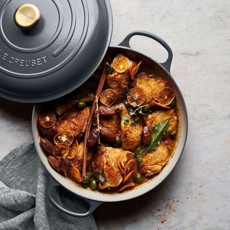 Spiced Chicken Tagine with Preserved Lemon and Green Olives