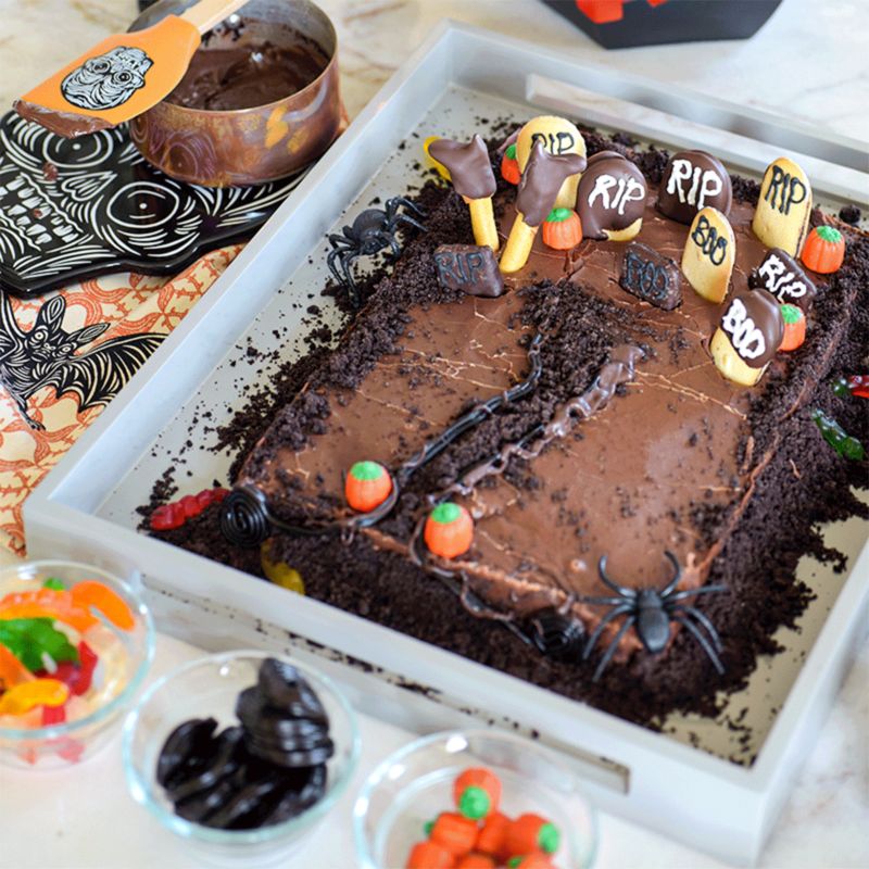 Graveyard Chocolate Cake