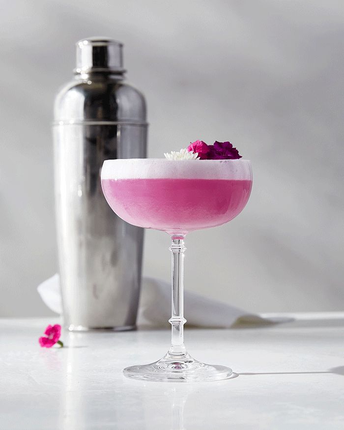 Lavender Blueberry Sour Cocktail Recipe
