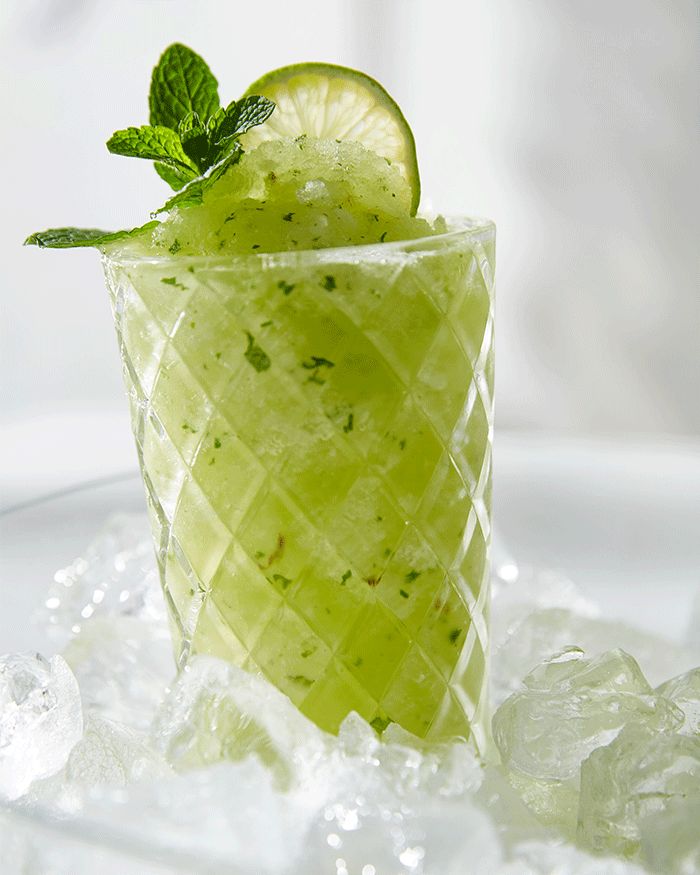 Honeydew Frozen Mojito Blender Cocktail 