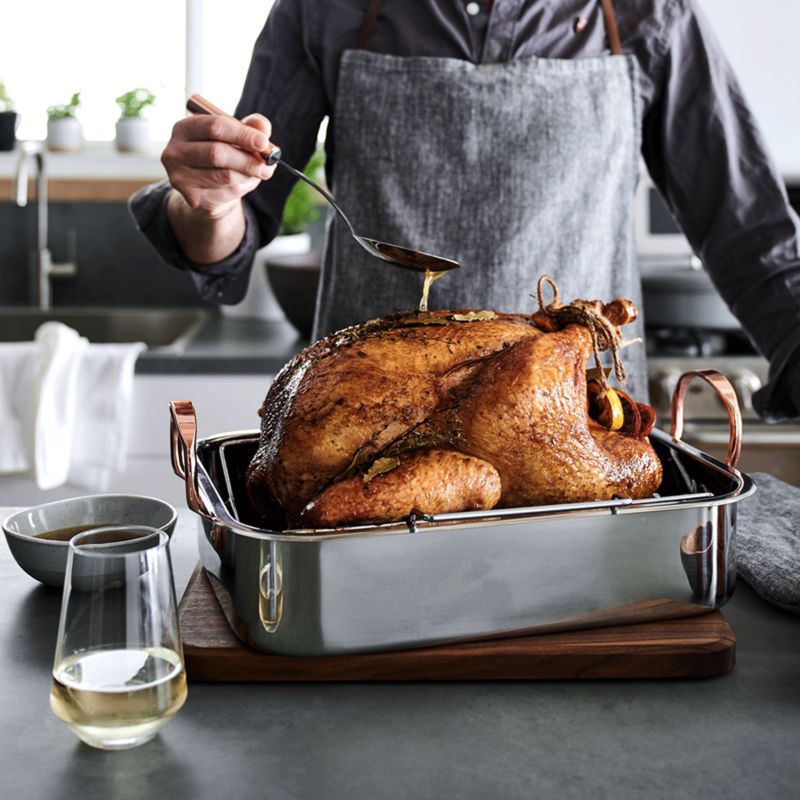 Turkey in roaster