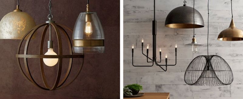 short drop pendant light