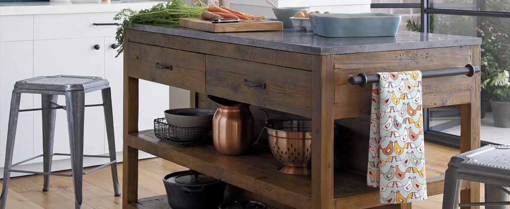 Crate and deals barrel kitchen island