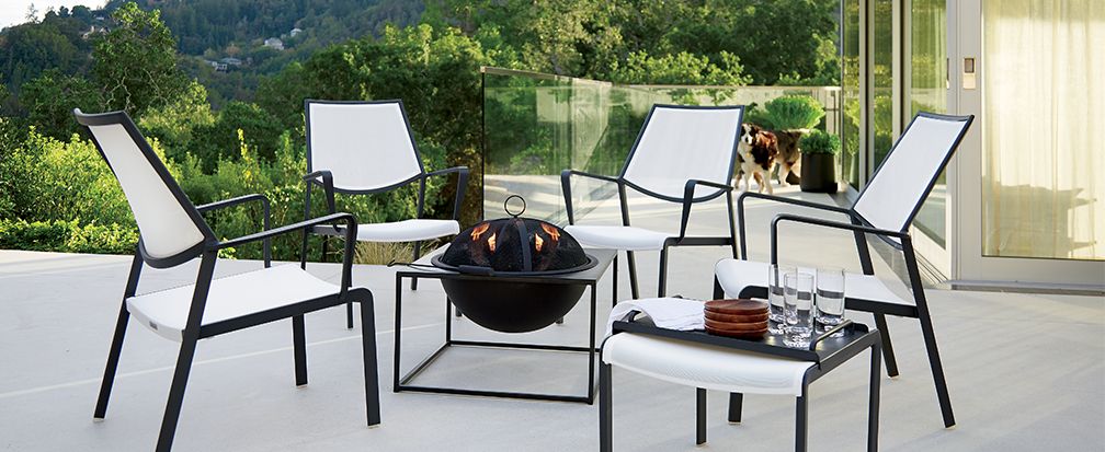 Crate and barrel patio dining deals sets