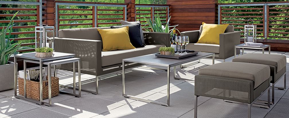 Outdoor Patio Furniture Decor Ideas, Crate And Barrel Outdoor Furniture Cushions