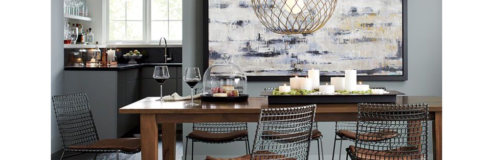 Crate and barrel store small dining table