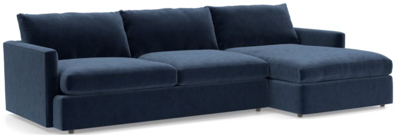 Lounge II 2Piece Sectional Sofa + Reviews Crate and Barrel