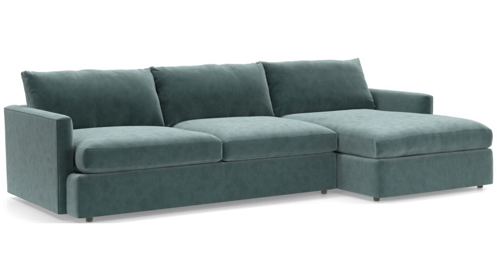 Lounge II 2Piece Sectional Sofa + Reviews Crate and Barrel