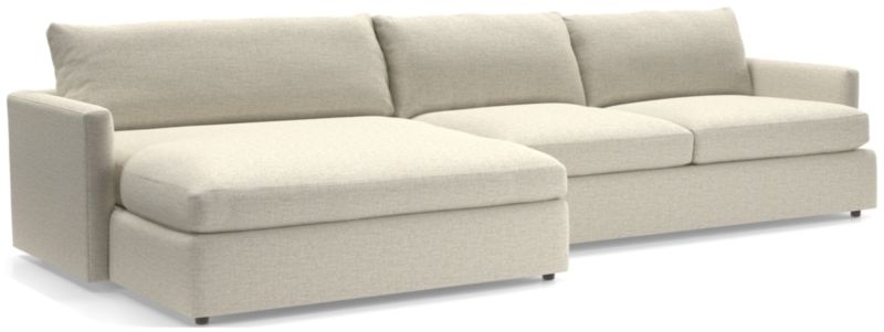 Lounge II 2Piece Left Arm Double Chaise Sectional Sofa + Reviews