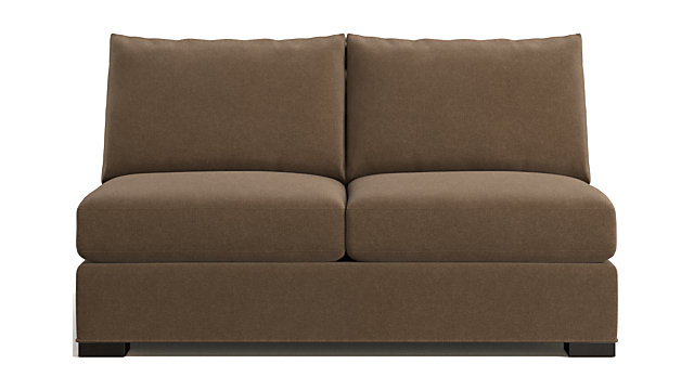 Axis Ii Brown Armless Sleeper Sofa Reviews Crate And Barrel Tap To Zoom Axis Ii Armless Full Sleeper Sofa Shown In Douglas Coffee