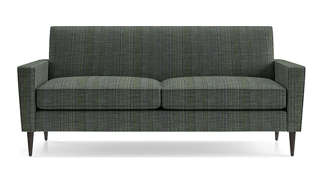 Torino Blue Modern Apartment Sofa Reviews Crate And Barrel Torino Blue Modern Apartment Sofa