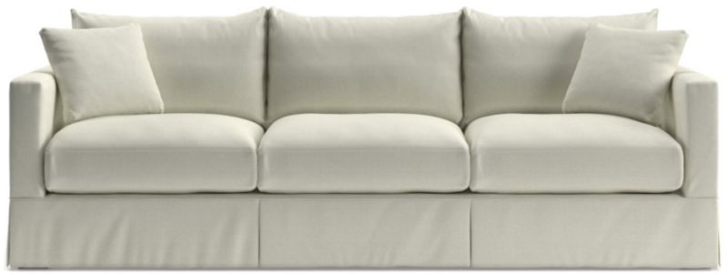 Willow 103" Grande Modern Slipcovered Sofa + Reviews Crate and Barrel