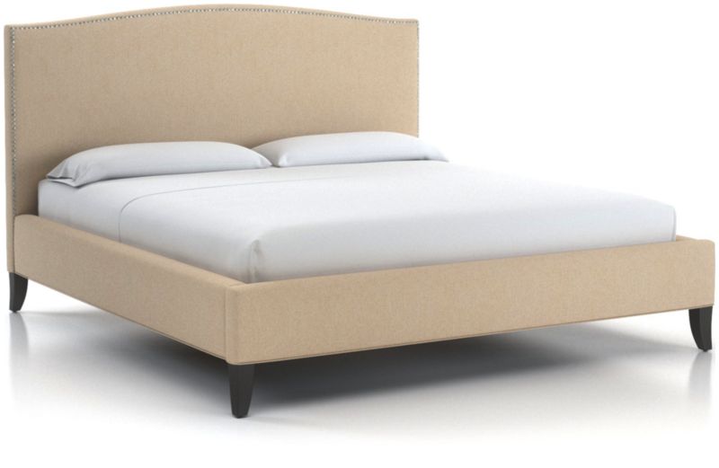 Shop Colette King Upholstered Bed 52.5" from Crate and Barrel on Openhaus