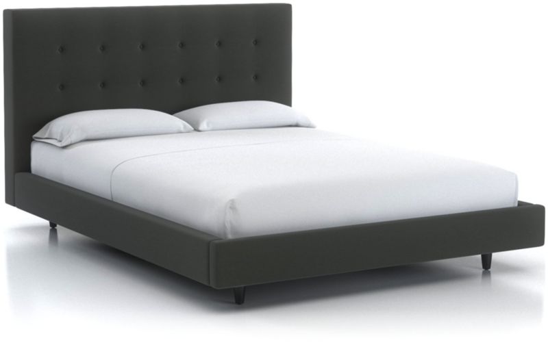 Tate Queen Upholstered Bed 45 Reviews Crate And Barrel