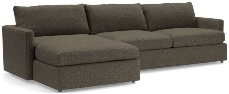 Lounge Ii Petite Sectional Sofa Reviews Crate And Barrel