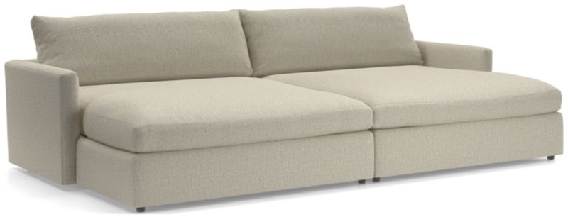 Lounge II Petite 2Piece Double Chaise Sectional Sofa Crate and Barrel