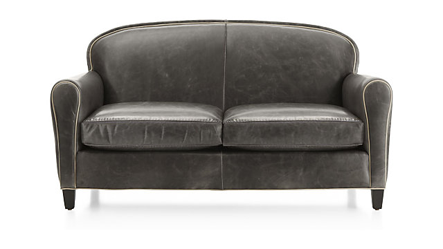 Eiffel Leather Loveseat