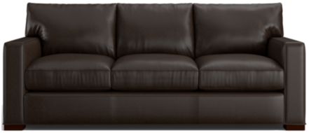 Axis II Leather 3-Seat Sofa shown in Libby, Espresso