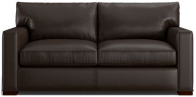 Axis II Leather Apartment Sofa shown in Libby, Espresso